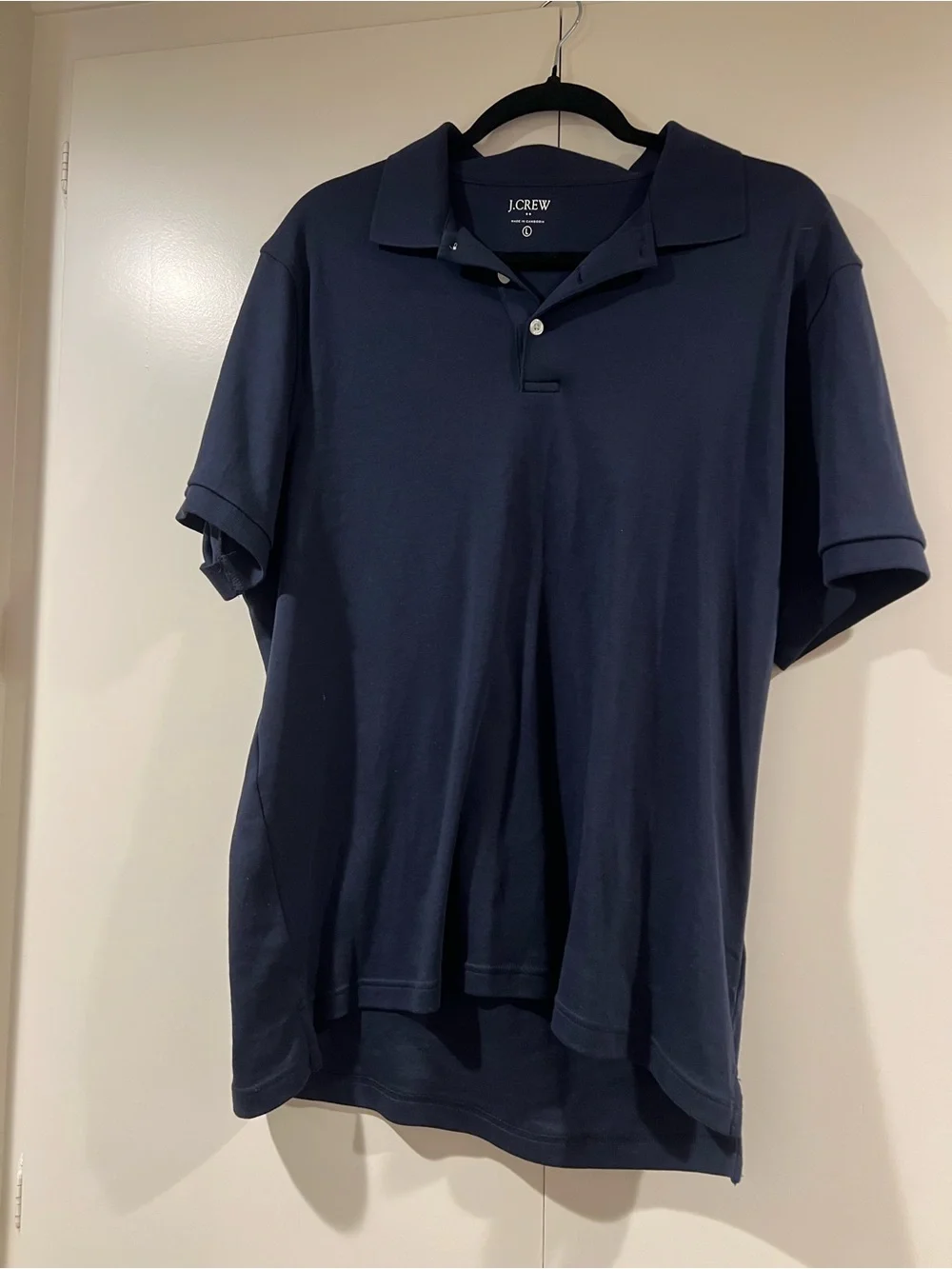 J. Crew Men's Navy Blue Polo